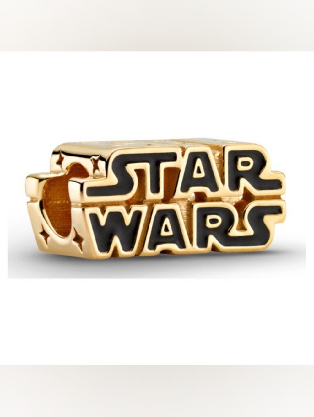Pandora Retired Star Wars Collector's Edition Shining 3D Logo Charm